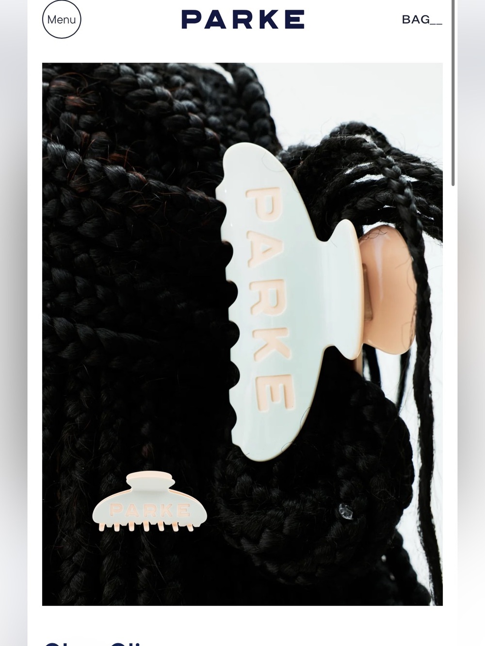 Parke Sprinkle Claw Clip